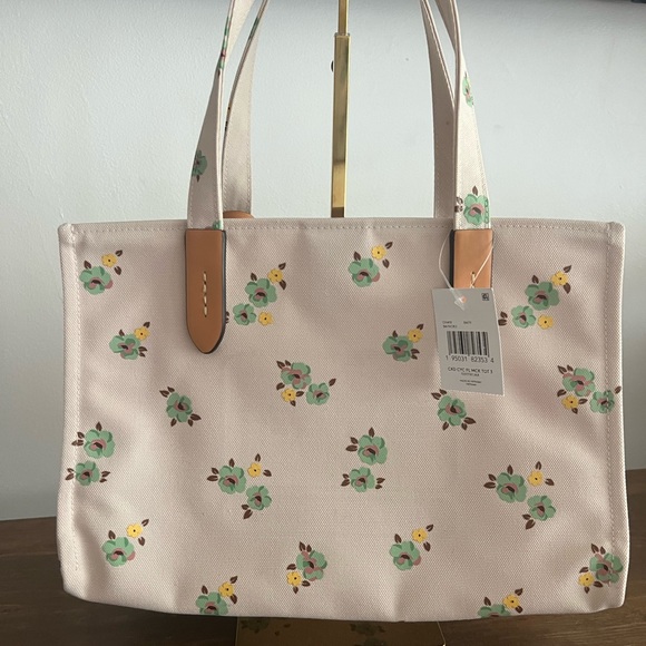 Coach x Disney Floral Mickey Recycled Canvas Tote Bag - Picture 3 of 10